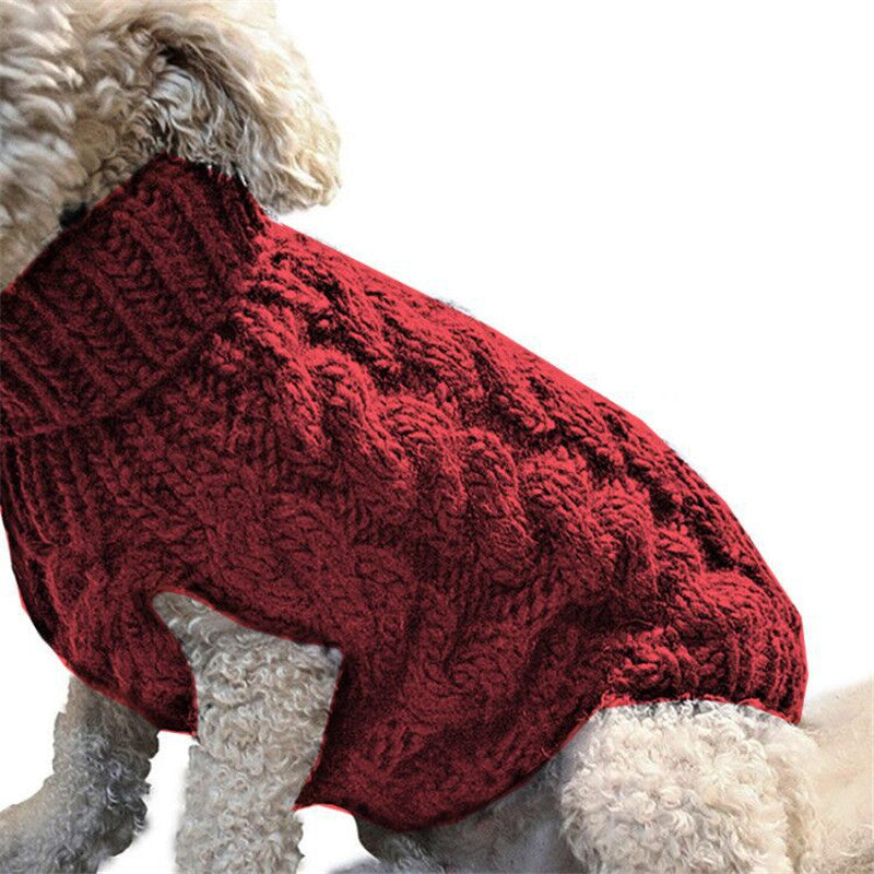 Winter Dog Sweater Frosty Paws Luxe